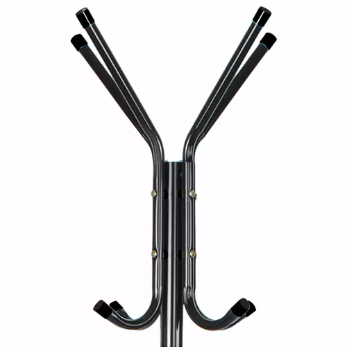 Cuier vertical metalic Ruhhy, 175 cm, 12 carlige, 3 niveluri de agatare, Negru 1 Cuier vertical metalic Ruhhy, 175 cm, 12 carlige, 3 niveluri de agatare, Negru