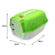 Cusca/geanta pentru transport caine/pisica, Verk Group, plastic, verde si nergu, 48x32x30 cm - imagine 12