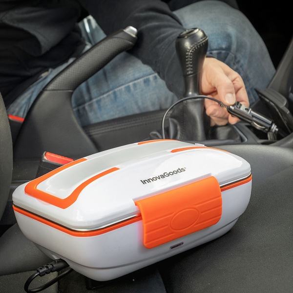 Caserola electrica Lunch box pentru masini Pro Bentau Innovagoods, capacitate 1l, 50