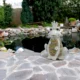 Decoratiune gradina, ceramica, broasca regina, 28.5x23x43 cm - imagine 7