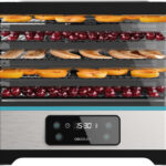Deshidrator cu 5 tavi Cecotec VitaDry Pro, inaltime reglabila, ecran digital, Timer, 35-70  C