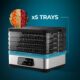 Deshidrator cu 5 tavi Cecotec VitaDry Pro, inaltime reglabila, ecran digital, Timer, 35-70  C - imagine 4