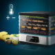 Deshidrator cu 5 tavi Cecotec VitaDry Pro, inaltime reglabila, ecran digital, Timer, 35-70  C - imagine 7