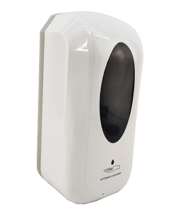 dispenser-de-dezinfectant-si-sapun-automat-cu-senzor-touch-less-1000-ml-76139.webp Dispenser automat de soltie dezinfectanta si sapun lichid cu senzor touch-less, 1000 ml, alimentare DC si baterii, alb - imagine 1