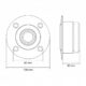 Tweeter profesional MNC Dome 1.5", 100/200 W, 8 Ohm, 2 kHz - 20 kHz - imagine 2