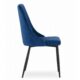Scaun bucatarie/living, Artool, Imola, catifea, metal, bleumarin, 48.5x61x93.5 cm - imagine 5