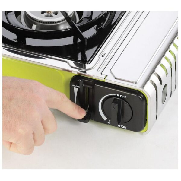 Aragaz smart camping, portabil, Meva, un arzator, aprindere piezo-electrica - imagine 3