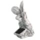 Decoratiune gradina, polirasina, lampa solara, inger, 12x15x22 cm - imagine 2