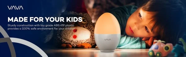 Lampa de veghe VAVA VA-HP008 LED cu reglare touch a Intensitatii, lumina calda si rece - imagine 6
