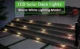 Set 2 lampi solare LED Rovo CD916, 2 moduri, lumina alb-cald, multicoloara - imagine 6