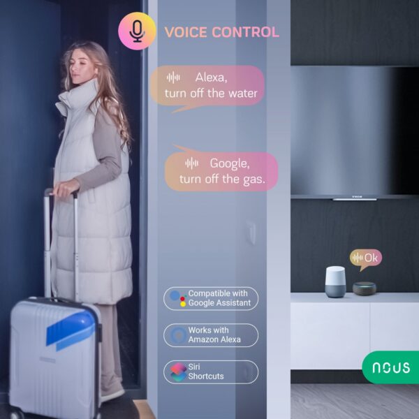 Electrovalva Smart cu Temporizator NOUS L3 , WIFI - imagine 3