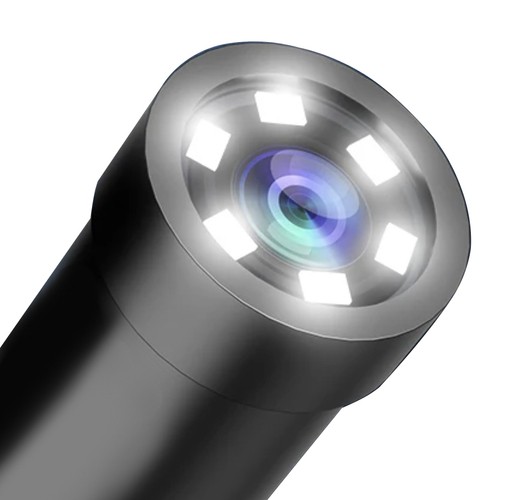 Endoscop, camera inspectie Full HD pentru Android si iOS, cablu 2 m, impermeabil IP67, 6 LED-uri, 3 capete interschimbabile