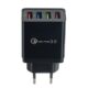 Statie de Incarcare cu 4 sloturi USB 3.0 Ultra Fast Charge, negru - imagine 2