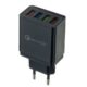 Statie de Incarcare cu 4 sloturi USB 3.0 Ultra Fast Charge, negru - imagine 3