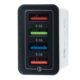 Statie de Incarcare cu 4 sloturi USB 3.0 Ultra Fast Charge, negru - imagine 4