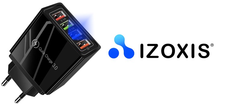 eng pl 4x USB 3 0 Izoxis 19165 wall charger 16093 5