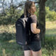 Rucsac incapator 30L Kruzzel, design ergonomic, material Oxford 600D, captuseala EPE, Negru - imagine 16
