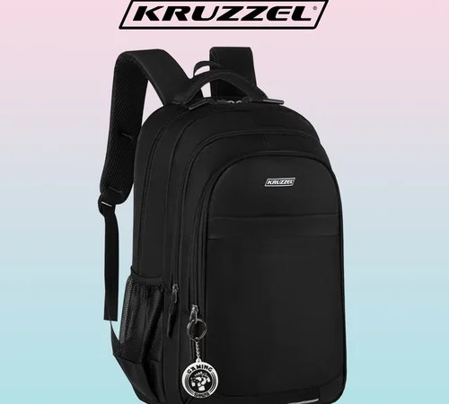 Rucsac incapator 30L Kruzzel, design ergonomic, material Oxford 600D, captuseala EPE, Negru