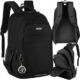 Rucsac incapator 30L Kruzzel, design ergonomic, material Oxford 600D, captuseala EPE, Negru