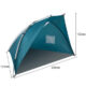 Cort plaja incapator 220x120x120 cm Trizand, structura usoara, protectie UV, Albastru/Alb - imagine 4