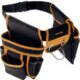Curea multifunctionala pentru scule Bigstren, 22 buzunare, 2 bucle, suport ciocan, 67-136 cm, Negru/Galben - imagine 13