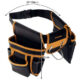 Curea multifunctionala pentru scule Bigstren, 22 buzunare, 2 bucle, suport ciocan, 67-136 cm, Negru/Galben - imagine 3