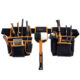 Curea multifunctionala pentru scule Bigstren, 22 buzunare, 2 bucle, suport ciocan, 67-136 cm, Negru/Galben - imagine 5