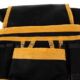 Curea multifunctionala pentru scule Bigstren, 22 buzunare, 2 bucle, suport ciocan, 67-136 cm, Negru/Galben - imagine 11