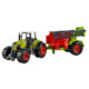 Set vehicule agricole 6 piese Kruzzel, tractoare si utilaje, detalii realiste, conectabile - imagine 4