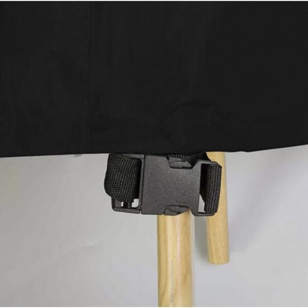 Husa protectie gratar gradina, Kaminer, dreptunghi, impermeabila, neagra, 100x60x95 cm - imagine 3