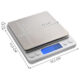 Cantar de bucatarie digital Ruhhy, 2 boluri detasabile, capacitate 2 kg, precizie 0.1 g - imagine 3