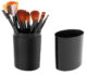 Set 12 pensule machiaj Soulima, peri sintetici antialergici, cu etui negru, ~15.5 cm - imagine 9