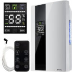 Dezumidificator cu higrostat Ruhhy, 1800 ml, afisaj LCD, functie UV, timer 24h, Alb