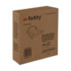 Etajera suspendata perete Ruhhy, stil loft, cadru otel, raft MDF, 19x23x20 cm - imagine 4