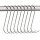 Set 15 carlige inox pentru afumare carne Kaminer, forma S, capacitate 15 kg, 15 cm - imagine 8