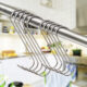 Set 15 carlige inox pentru afumare carne Kaminer, forma S, capacitate 15 kg, 15 cm - imagine 10