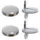 Capac WC soft-close Ruhhy, sistem de inchidere lenta, compatibil universal, alb - imagine 14