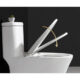 Capac WC soft-close Ruhhy, sistem de inchidere lenta, compatibil universal, alb - imagine 5