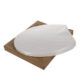 Capac WC soft-close Ruhhy, sistem de inchidere lenta, compatibil universal, alb - imagine 6
