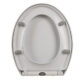 Capac WC soft-close Ruhhy, sistem de inchidere lenta, compatibil universal, alb - imagine 11