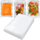 Set 50 pungi vidat Ruhhy, 20 x 30 cm, gofrare adanca, pentru alimente, transparent