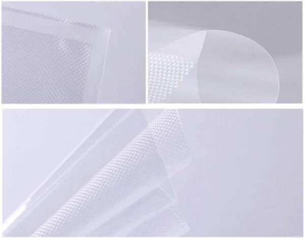 Set 50 pungi vidat Ruhhy, 20 x 30 cm, gofrare adanca, pentru alimente, transparent - imagine 11