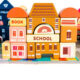 Set blocuri din lemn Kruzzel, 115 piese, puzzle oras, vehicule si accesorii, 54 x 42 cm - imagine 9