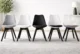 Scaun bucatarie/living, Artool, Mark, PP, lemn, negru, 49x55.5x82.5 cm - imagine 10
