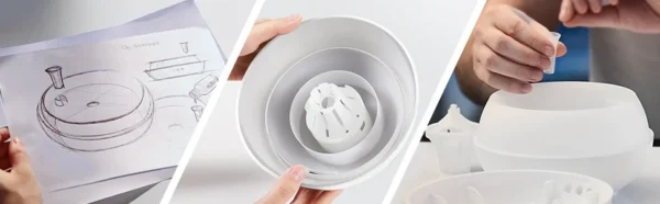 Difuzor aroma cu Ultrasunete Anjou AJ-AD012, 500ml, LED, oprire automata - Alb - imagine 11