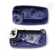 Carcasa cheie tip briceag pentru Fiat, cu 2 butoane, albastru, Carguard - imagine 2