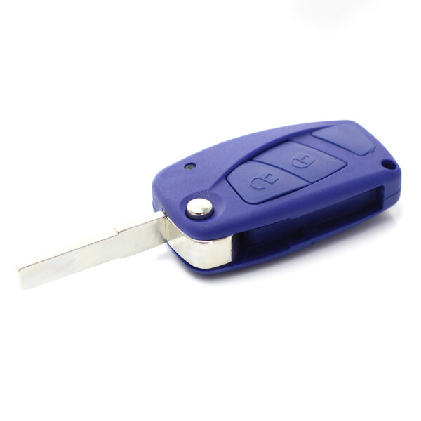 Carcasa cheie tip briceag pentru Fiat, cu 2 butoane, albastru, Carguard - imagine 5