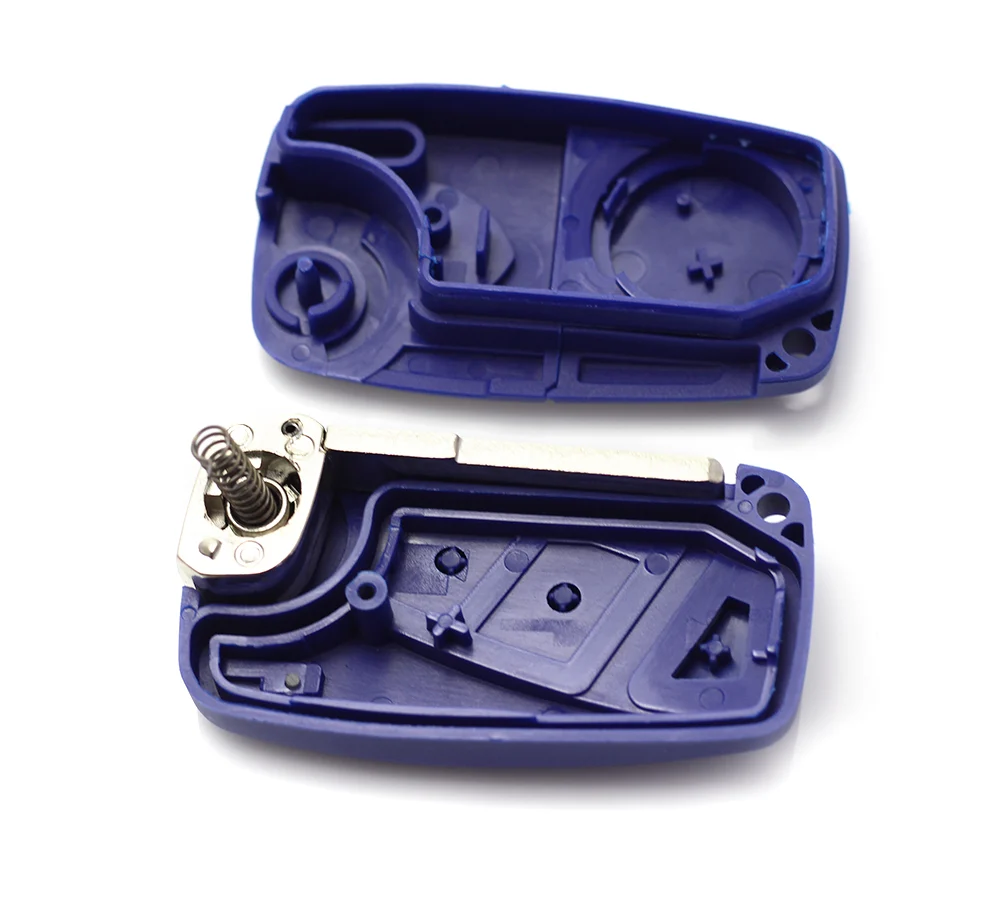 Carcasa cheie tip briceag pentru Fiat, cu 3 butoane, albastru, Carguard 1 Carcasa cheie tip briceag pentru Fiat, cu 3 butoane, albastru, Carguard