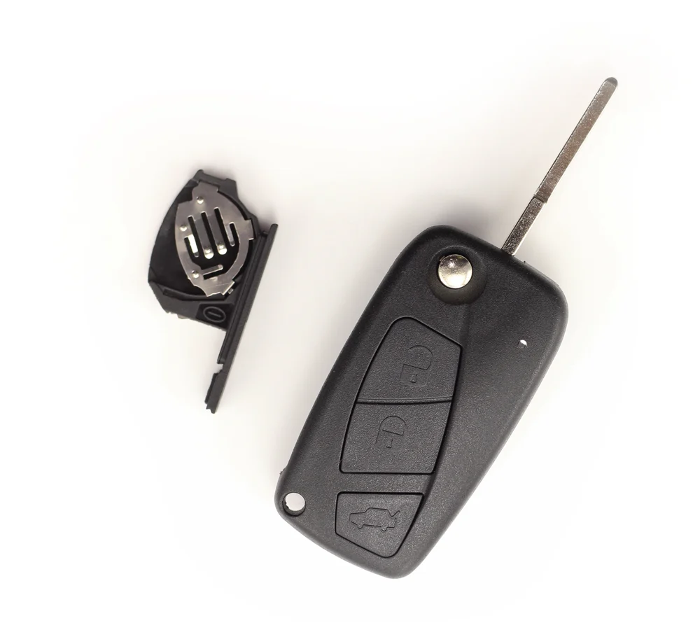 Carcasa cheie tip briceag pentru Fiat, cu 3 butoane, Carguard 1 Carcasa cheie tip briceag pentru Fiat, cu 3 butoane, Carguard
