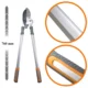 Foarfeca crengi, tip nicovala, teflon, otel japonez SK5, 76 cm, Richmann Exclusive - imagine 7